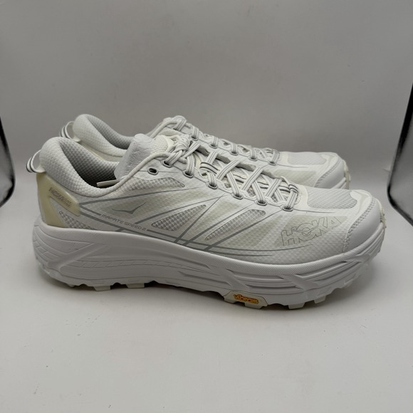 Hoka One One Mafate Speed 2 Trail Shoes Mens 10.5 Womens 11.5 White 1126851-WLRC main image 7